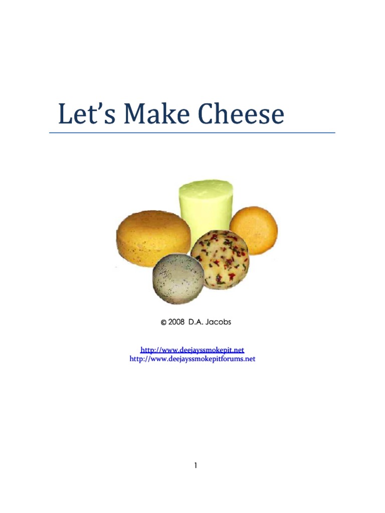 Lets Make Cheese | PDF | Cheese | Dairy