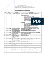 RUNDOWN ACARA Peresmian Gerbang UNW Dan Dialog Pendidikan - 28 Maret 2018