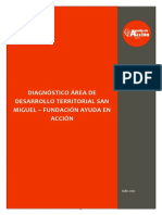Diagnóstico Área de Desarrollo Territorial San Miguel
