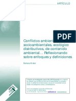 Conflictos ambientales, socioambientales, ecológico distributivos, de contenido ambiental.pdf
