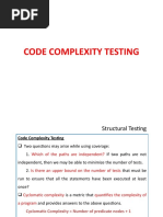 Code Complexity Testing