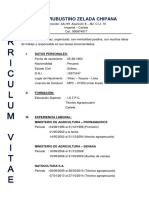 Juan Rubustino Zelada Chipana: I. Datos Personales