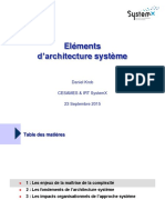 Architecture Système Seminaire SystemX