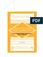 Codex Alimentarius: Programme Mixte FAO/OMS Sur Les Normes Alimentaires Commission Du Codex Alimentarius