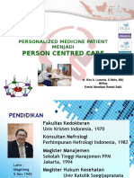 Personalized Medicine Patient Menjadi Person Centred Care