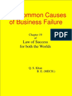 The Common Causes of Business Failure
