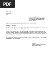 Exemple d'un demande manuscrite