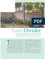 Yard Divider