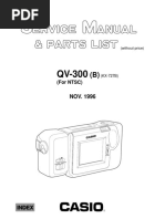 Casio - Digital Camera QV-300 B - Service Manual