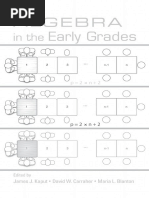 (Studies in Mathematical Thinking and Learning Series) James J. Kaput, David W. Carraher, Maria L. Blanton-Algebra in The Early Grades-Routledge (2007)