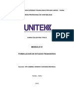 Modulo IV Formulacion de Estados Financieros