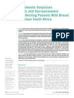 Fear of Treatments Surpasses Demographic and Socioeconomic Factors in Affecting Patients With Breast Cancer in Urban South Africa