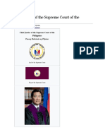 Chief Justice of The Supreme Court of The Philippines