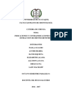 Indicaciones y Contraindicaciones de Dientes Retenidos