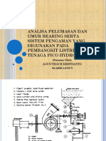 Analisa Pelumasan Dan Umur Bearing Serta Sistem Pengaman