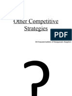 Competitive strategies for firms in second place or below