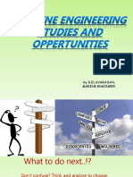 Marine Engineering Studies and Opportunities by Elavarasan Devarajan