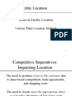 Plant Location Methods & Factors