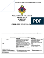 Analisis Swot & Cover & Penilaian Unit SPBT 2018-2020