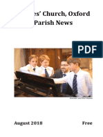 ST Giles Church, August 2018 Parish News