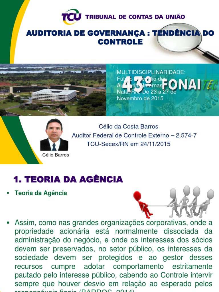 Auditoria de Governanca MANUAL TCU | Download grátis PDF | Governança ...