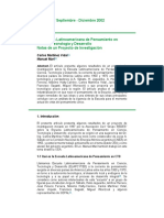 Martínez y Marí (2002) - La Escuela Latinoamericana de Pensamiento en Ciencia, Tecnología y Desarrollo