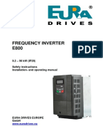 Eura Drives E800 - en Frequency Inverter