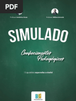 Simulado conhecimentos pedagógico