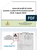 Determinazione Dei Profili Di Rischio Secondo Il Codice Di Prevenzione Incendi