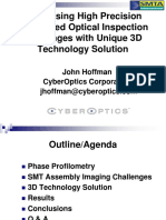 Addressing High Precision Automated Optical Inspection Challenges With Unique 3D Technology Solution