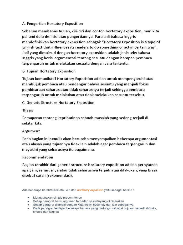 Contoh Hortatory Exposition Text Tentang Ujian Nasional 