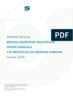 Informe Medidas Unilaterales Coercitivas. Sures