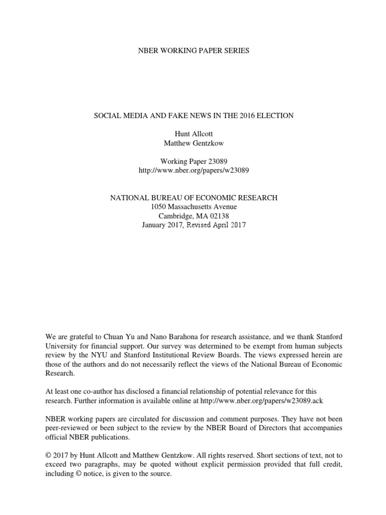 Fake News | PDF | Social Media | Popular Culture & Media Studies