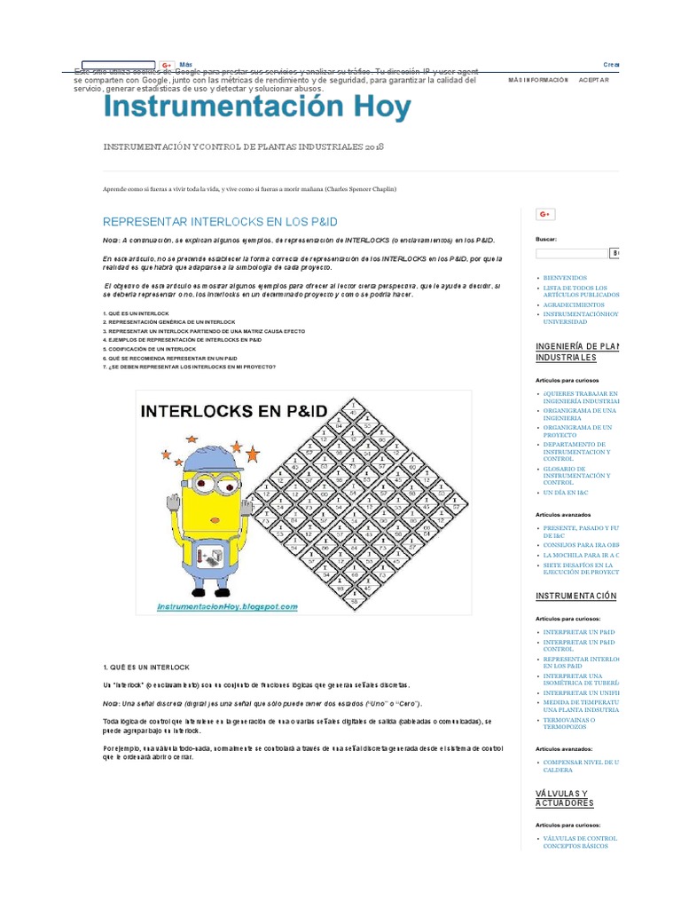 Representación de Interlocks en P&ID | PDF | Cookie HTTP | Sistema de ...