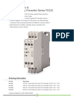 PTC Thermistor and Single Phasing Preventer Series PD 225 | GIC India 