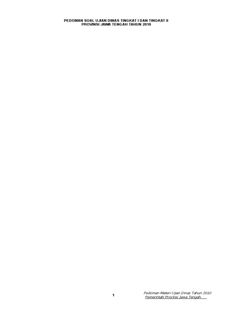 CONTOH  SOAL  UJIAN  PERANGKAT  DESA  KUNCI JAWABAN  CONTOH  SOAL  UJIAN  PERANGKAT  DESA  KUNCI JAWABAN