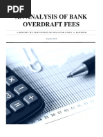 An Analysis of Bank Overdraft Fees Final