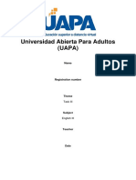 Universidad Abierta para Adultos (UAPA) : Task III