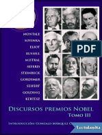 Discursos Premios Nobel - Gonzalo Marquez Cristo