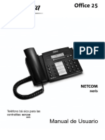 Manual Telefono NETCOM Neris Ofice 25