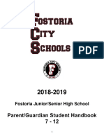2018-2019 FJSHS Parent/Student Handbook  