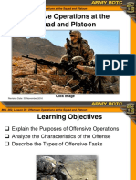 Offensive Operations at the Squad and Platoon