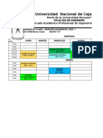 Horario 3º