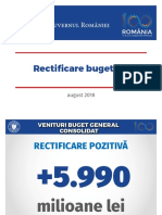 Rectificare bugetară 2018