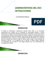 Detracciones y Retenciones Del Igv