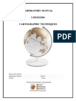 Laboratory Manual LMGEO204 Cartographic Techniques