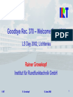 Goodbye Rec. 370 - Welcome Rec. 1546 - 2002 - Grosskopf