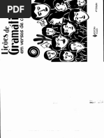 Livro Lições de Gramática Em Forma de Cordel