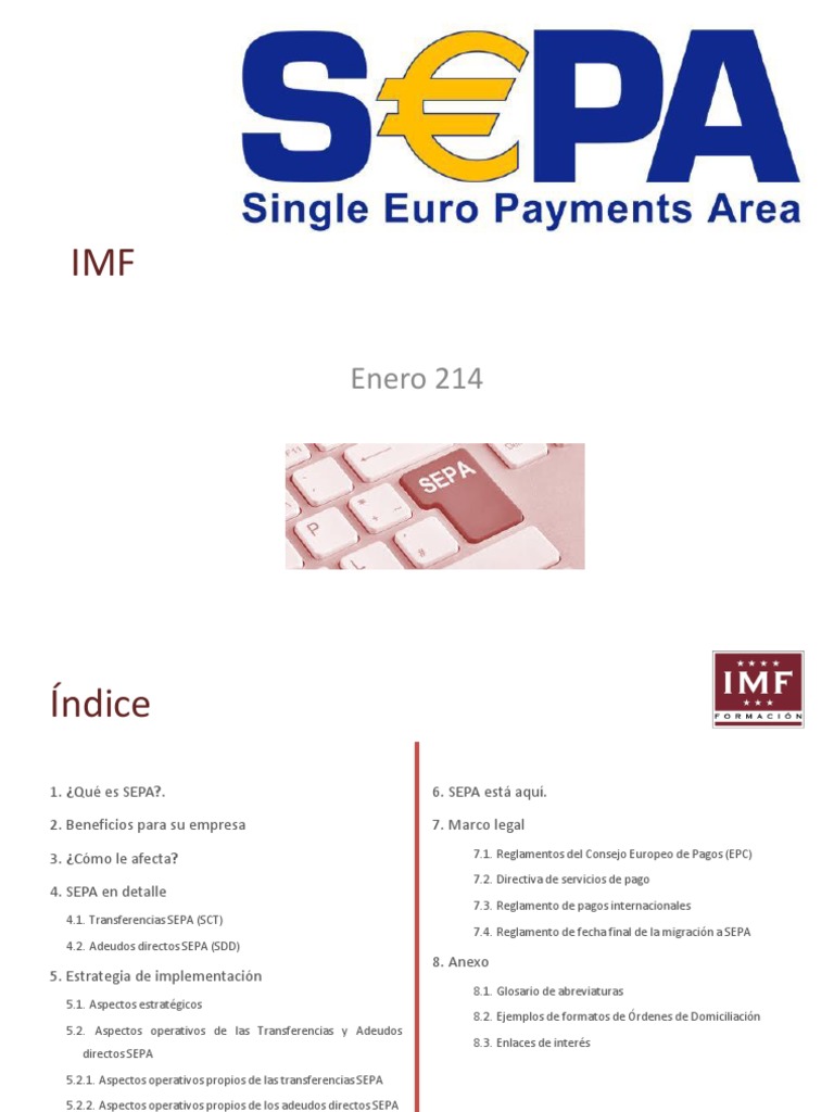 SEPA | PDF | Unión Europea | Euro